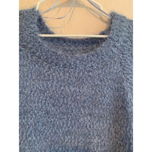 LC Lauren Conrad Blue Tunic Style Mohair Vibe Long Sleeve Size XXL - Picture 2 of 7